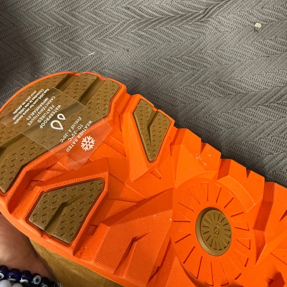 🧡 NWB UGG Neumel Weather Hybrid 'Chestnut Orange' Boots - Picture 3 of 8